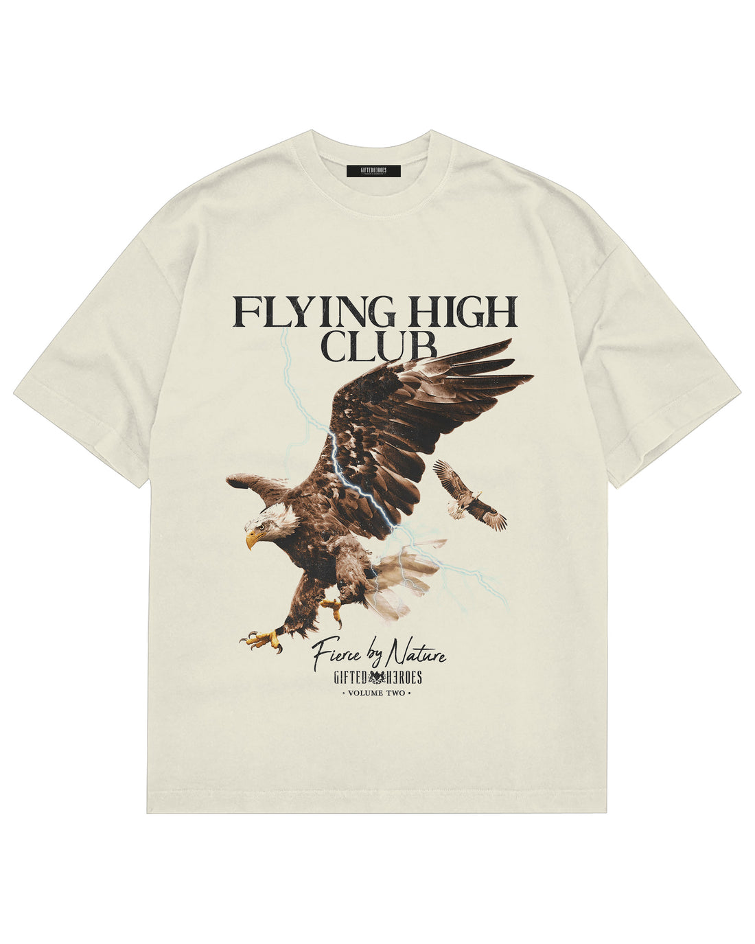 Flying High Club Tee - Vintage White
