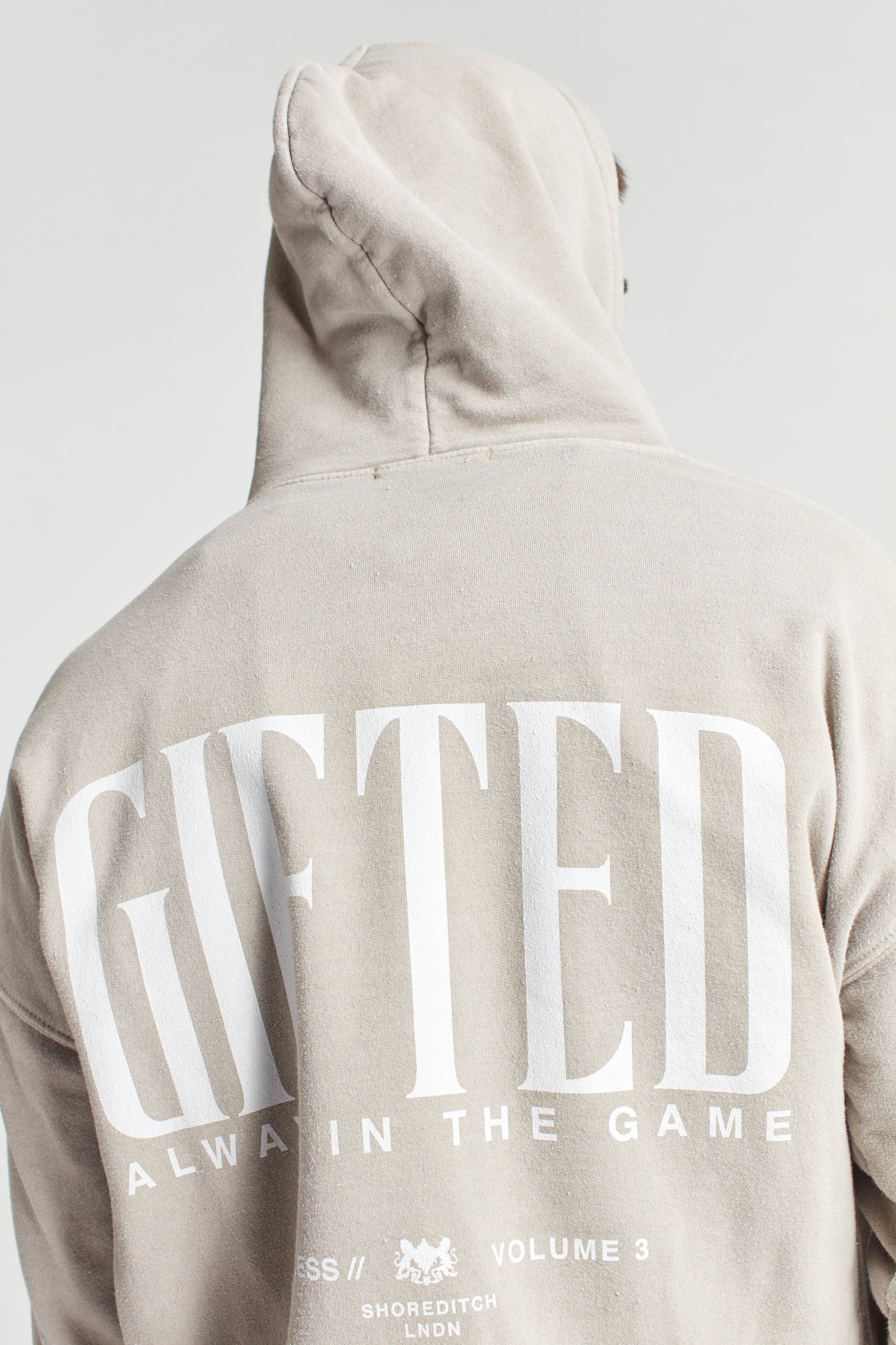 GH GIFTED ALWAYS HOODY - Stone - GiftedHeroes