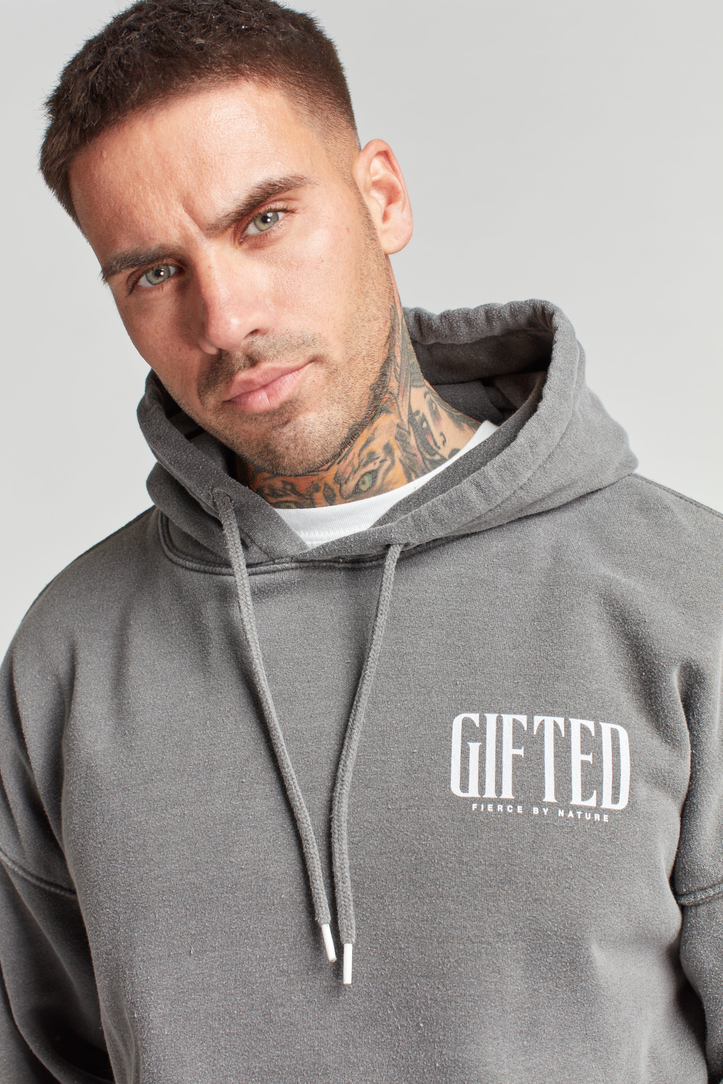 GH GIFTED ALWAYS HOODY - Charcoal - GiftedHeroes