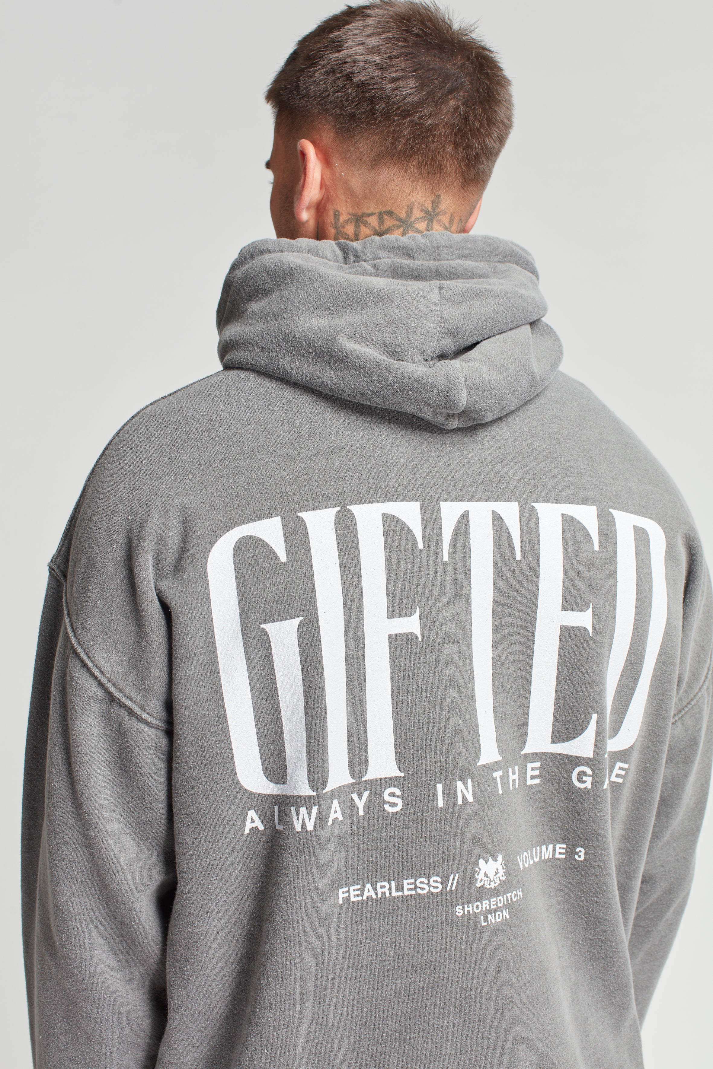 GH GIFTED ALWAYS HOODY - Charcoal - GiftedHeroes