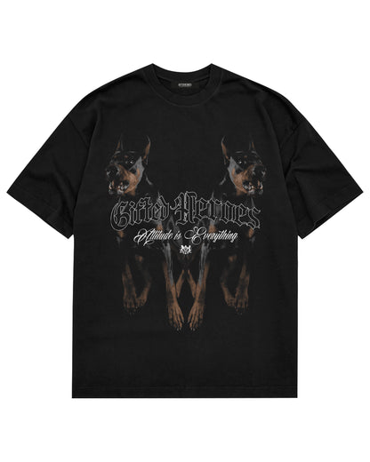 Devil Dogs Tee - Acid Black