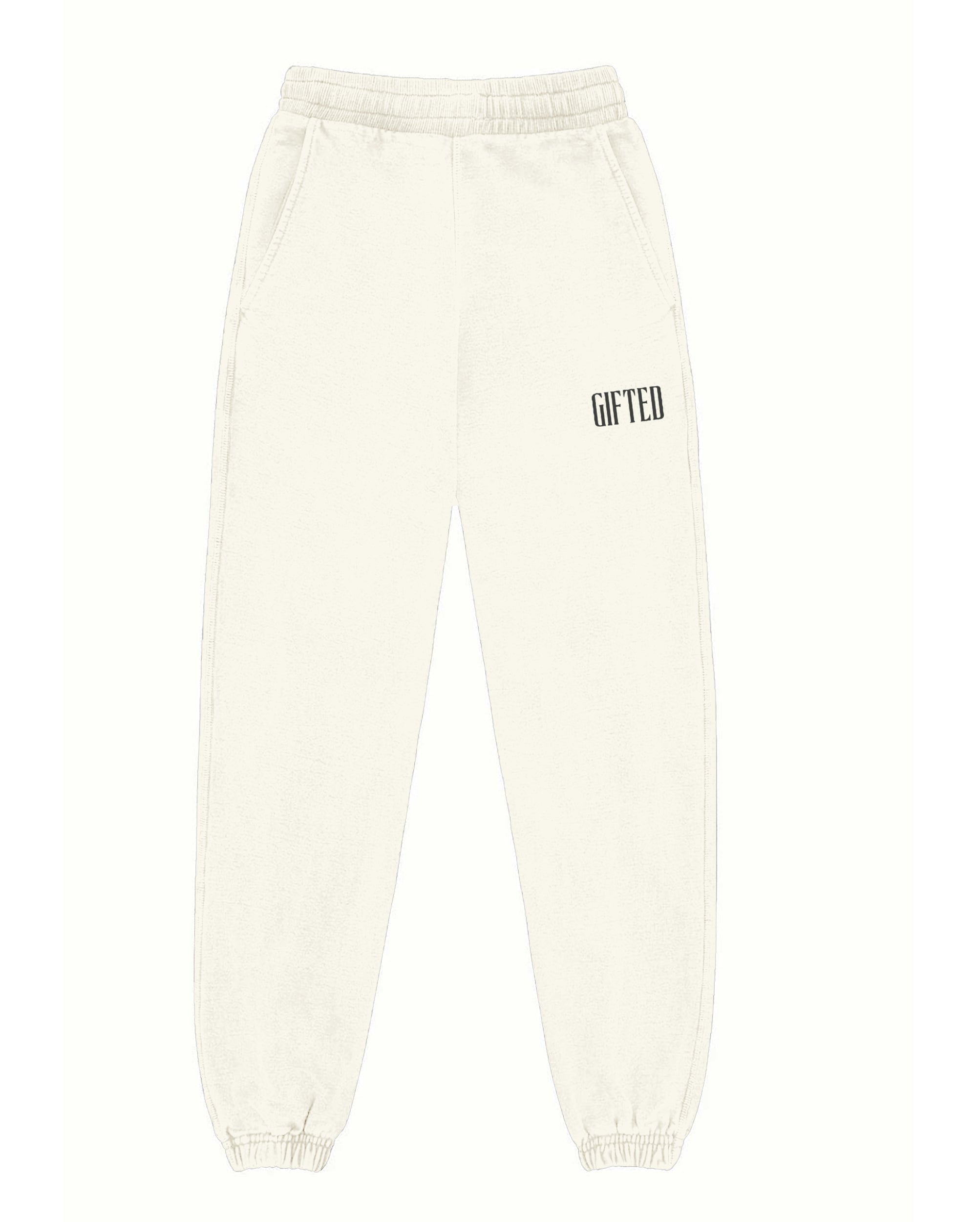 Gifted Joggers - Vintage White