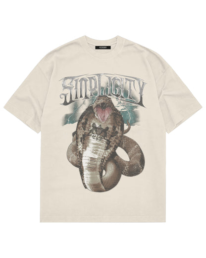 Sinplicity Cobra Tee - Vintage White