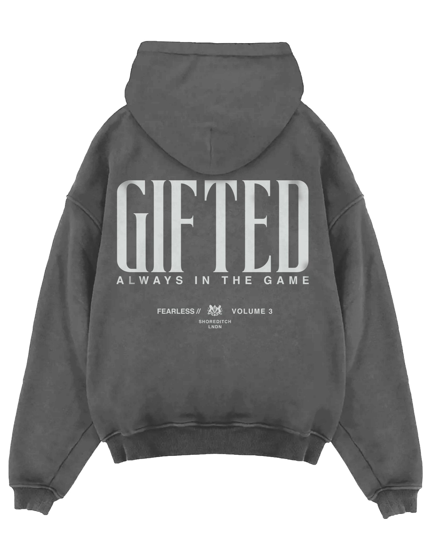 GH GIFTED ALWAYS HOODY - Charcoal - GiftedHeroes