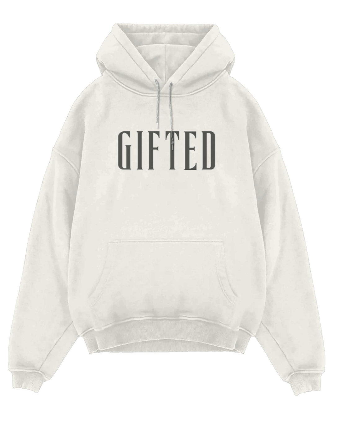 GH LOGO HOODY - Vintage white - GiftedHeroes