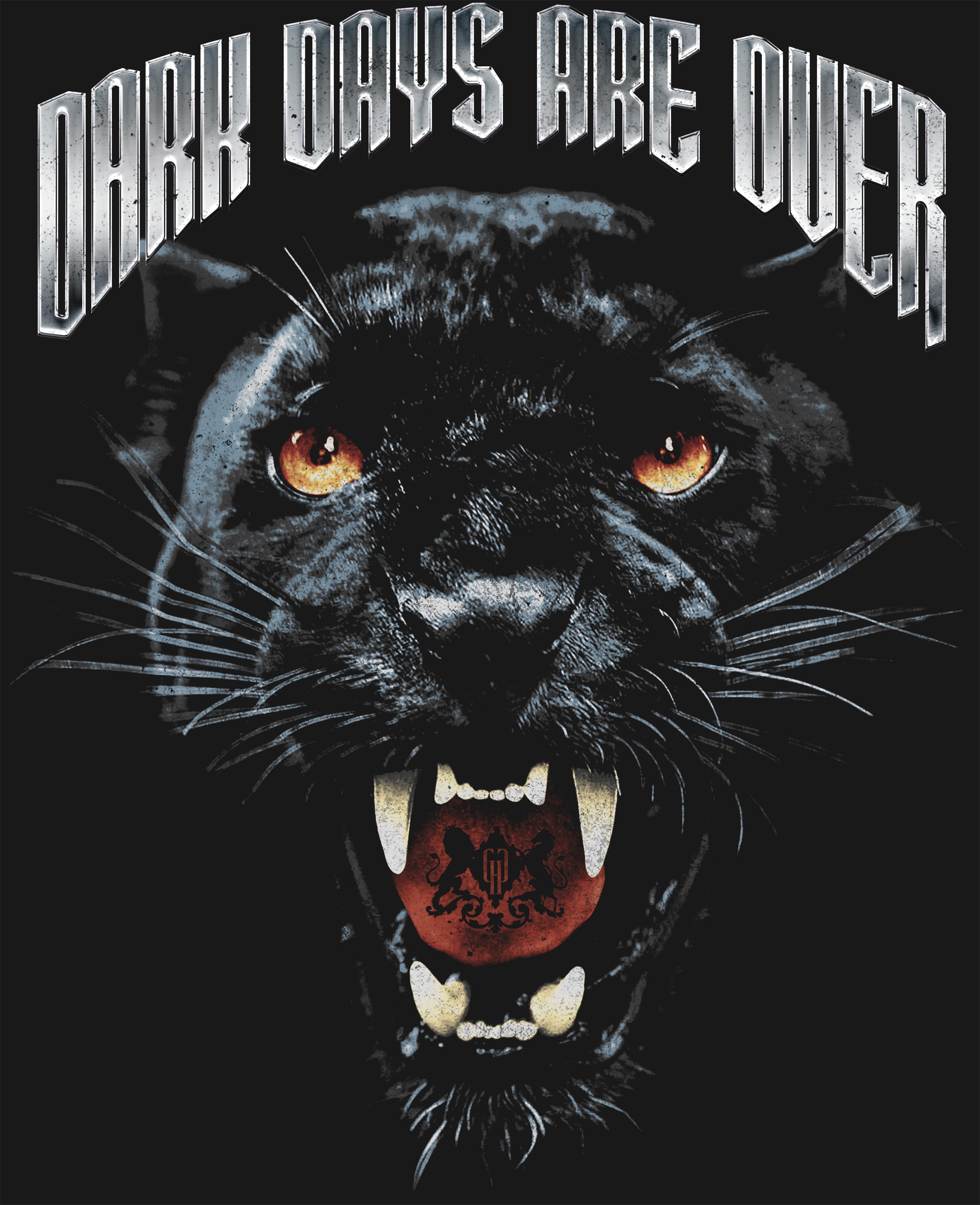 GH Dark Days Are Over  Panther Tee - GiftedHeroes