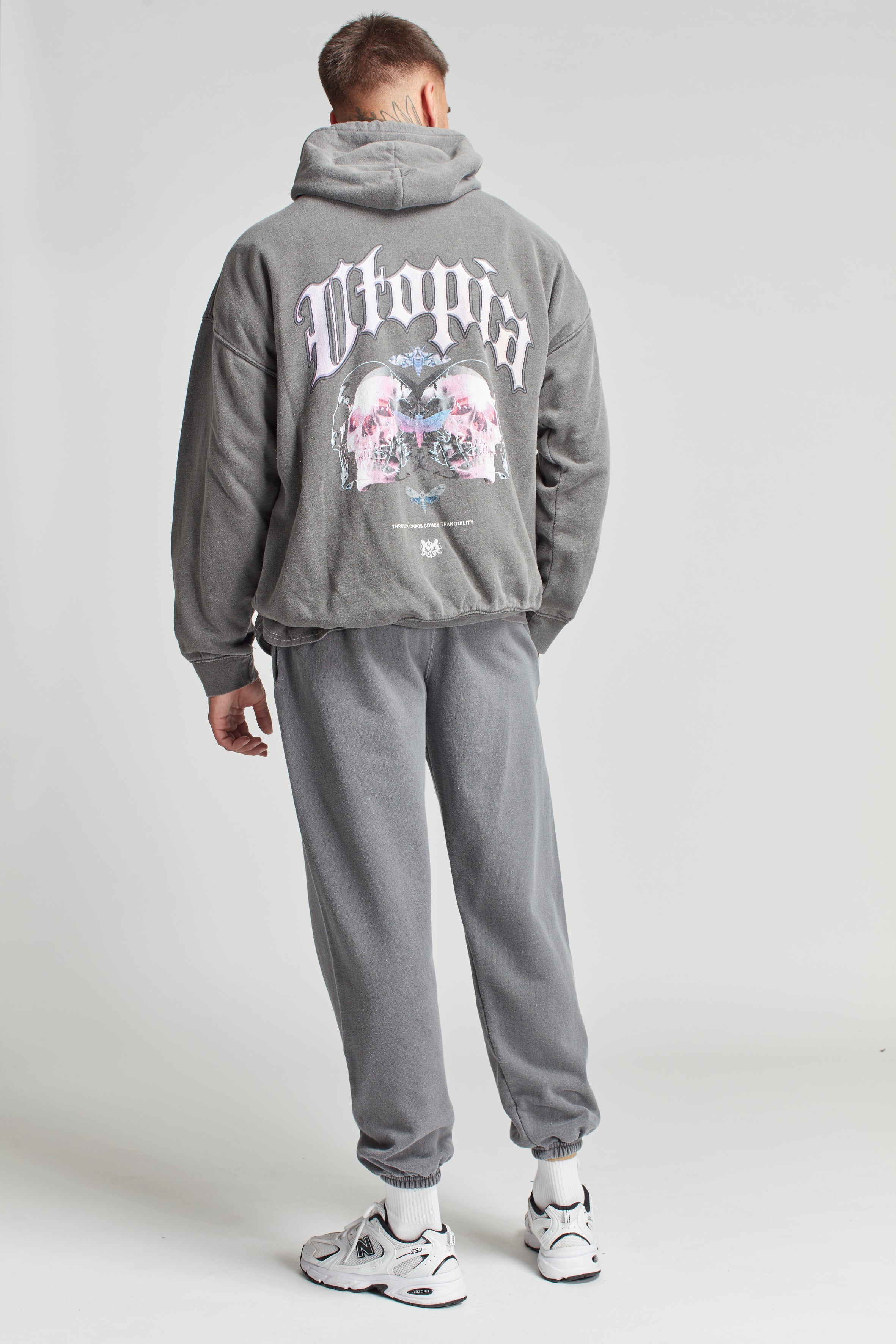 GH GIFTED UTOPIA HOODY - Charcoal - GiftedHeroes