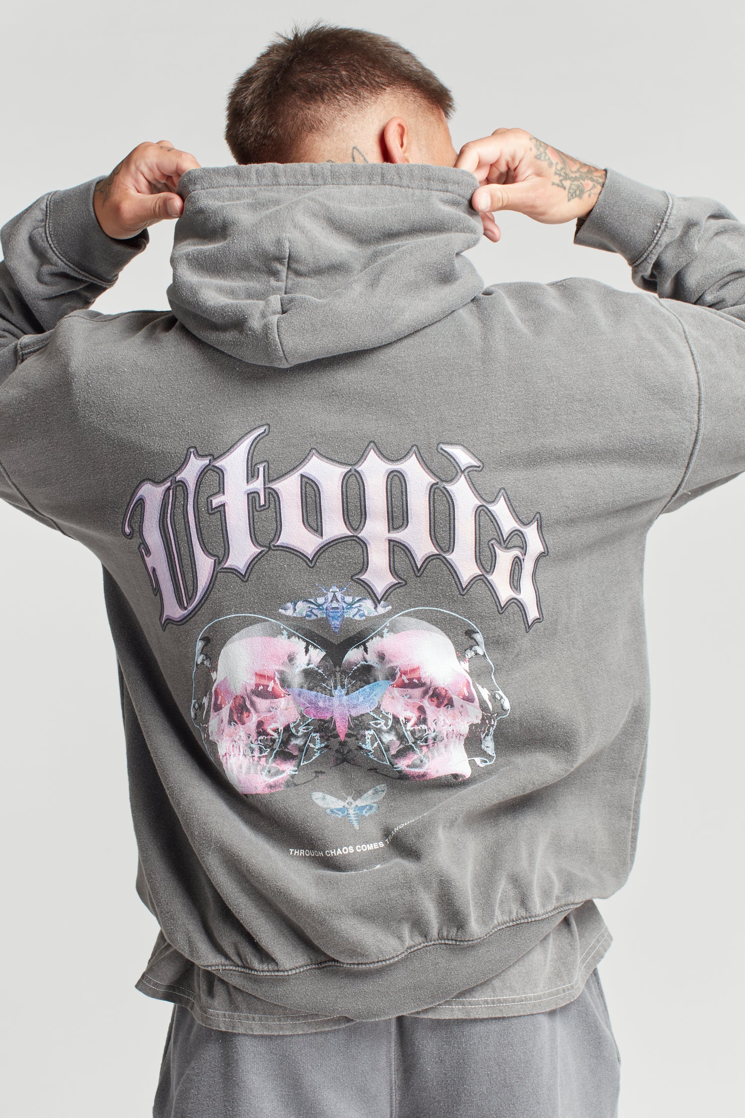 GH GIFTED UTOPIA HOODY - Charcoal - GiftedHeroes