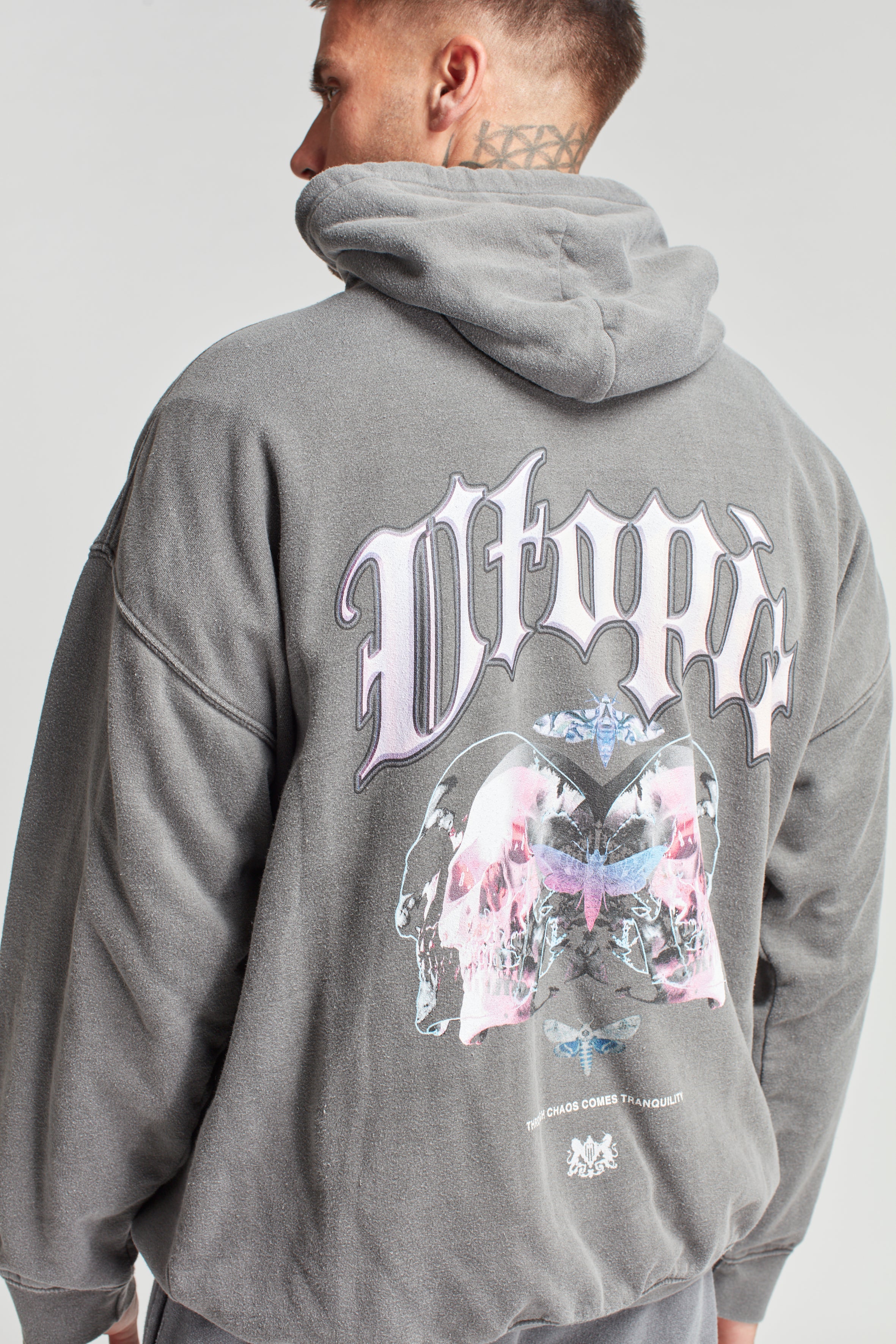 GH GIFTED UTOPIA HOODY - Charcoal - GiftedHeroes