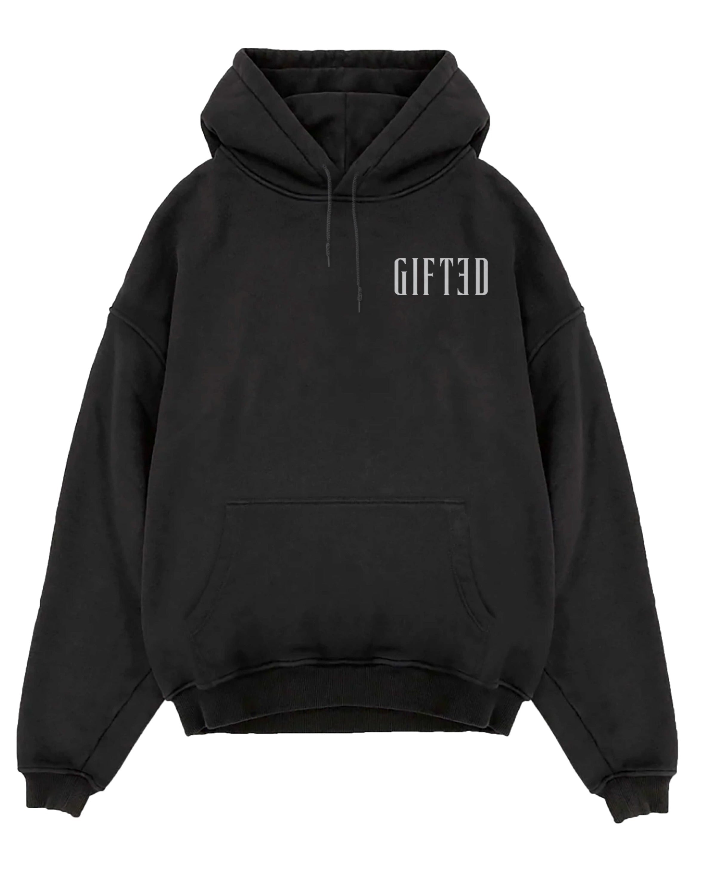 GH GIFTED ALWAYS HOODY - washed Black - GiftedHeroes